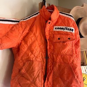 Vintage Goodyear Tire & Rubber Co Quilted work jacket. Men’s Large